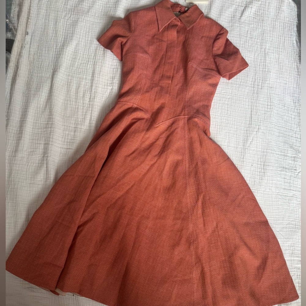 EMILIA WICKSTEAD
Jody cotton and linen midi dress - Picture 4 of 8